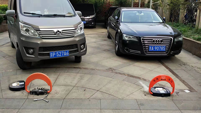 遥控地锁，车位锁