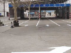 石景山检测场整体标线施工